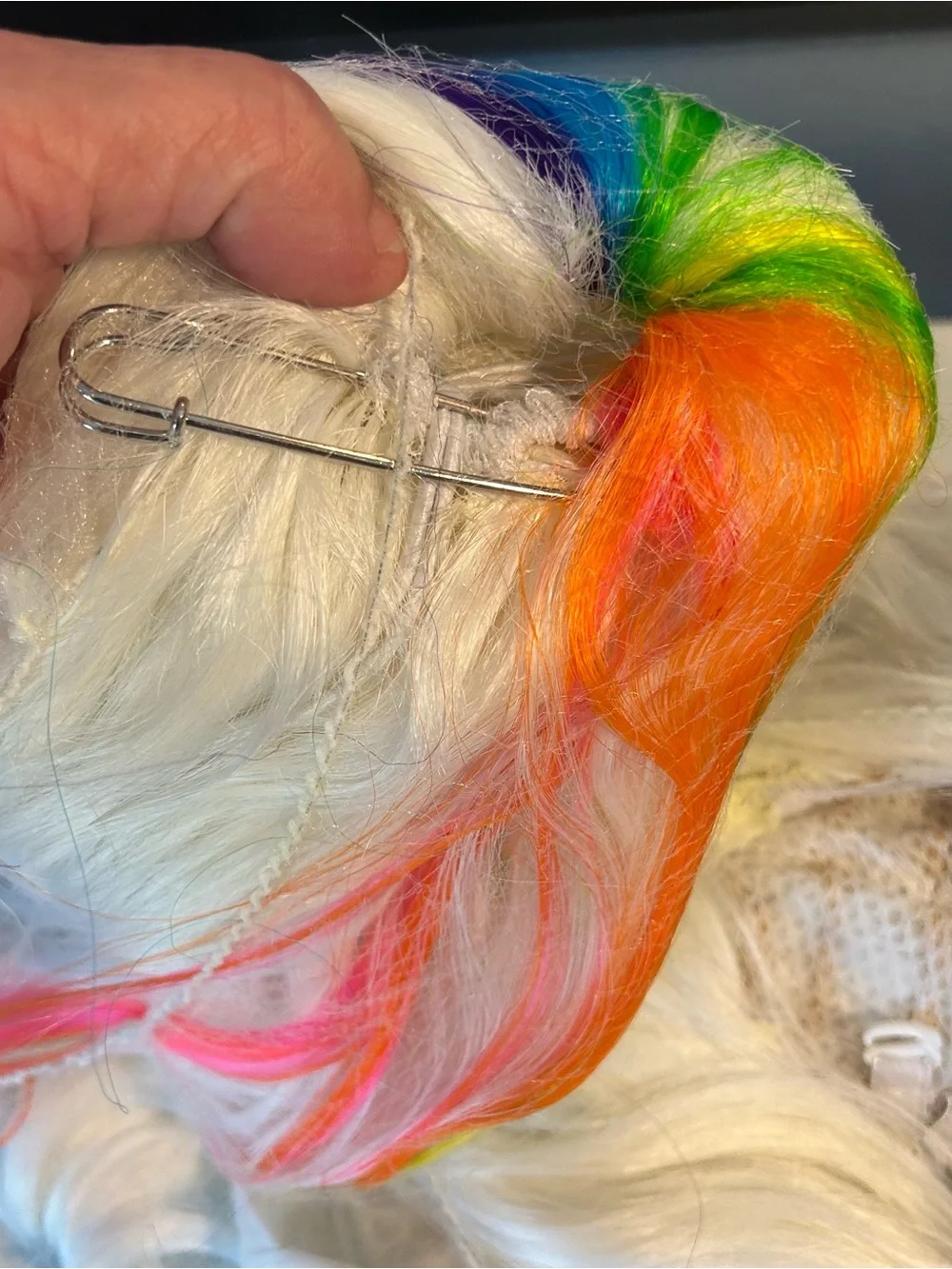 Leg Avenue Unicorn rainbow Wig  & tail
